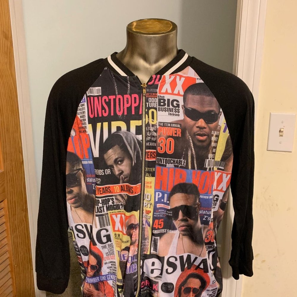 Vintage hip-hop lightweight jacket